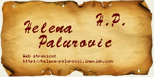 Helena Palurović vizit kartica
